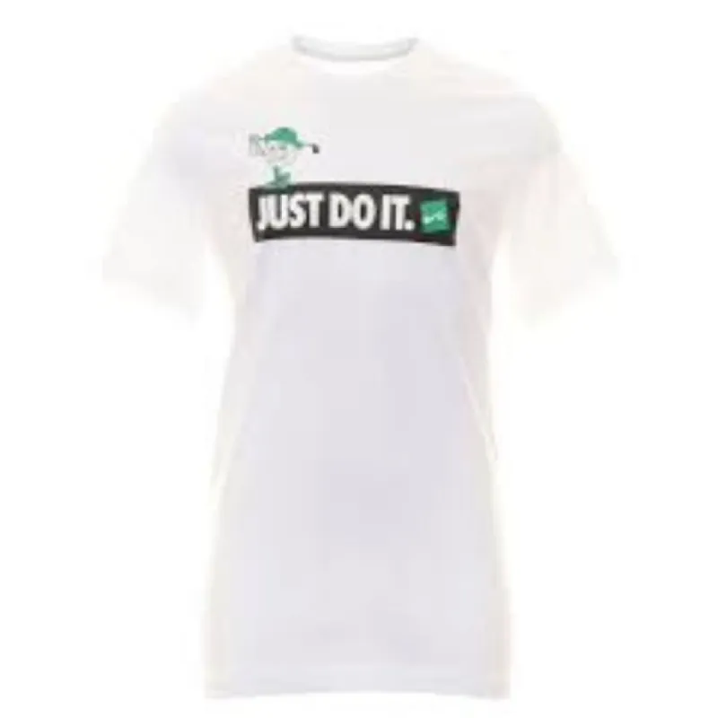 Nike Verbiage Graphic Logo T-Shirt 'White Green Black' FJ1510-100 sold by KicksCrew
