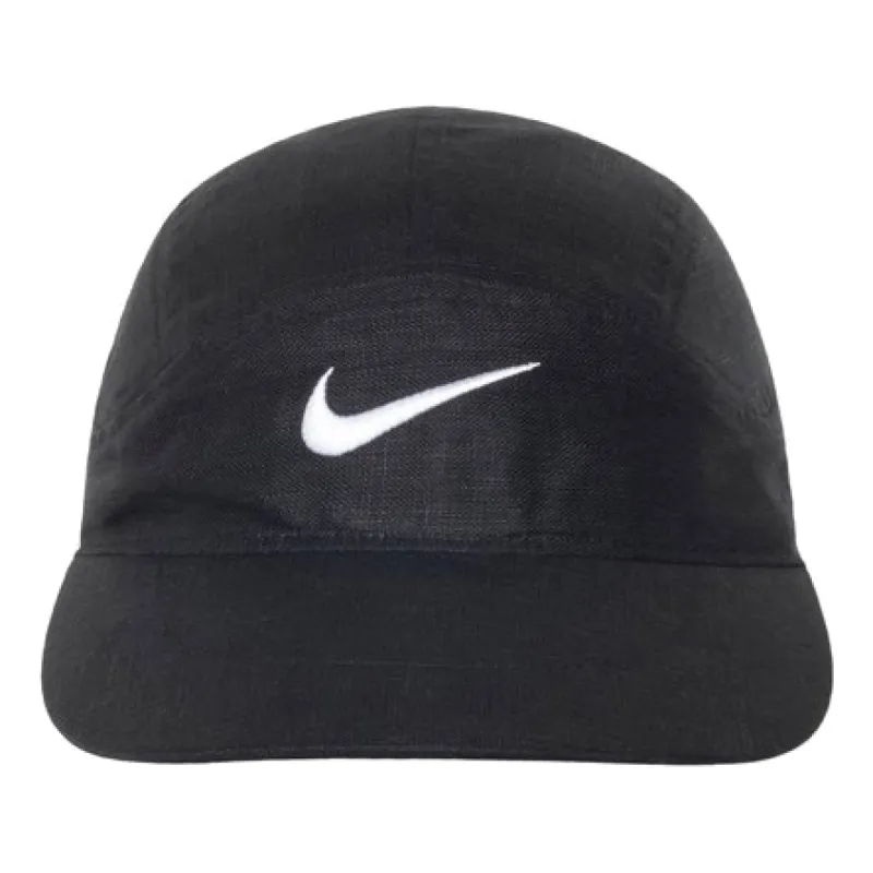 Nike x Stussy Linen Fly Cap 'Black White' HF0008-010 sold by KicksCrew