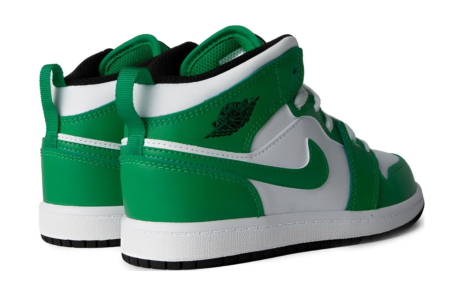 (PS) Air Jordan 1 Mid 'Lucky Green' DQ8424-301 sold by KicksCrew product image thumbnail 5