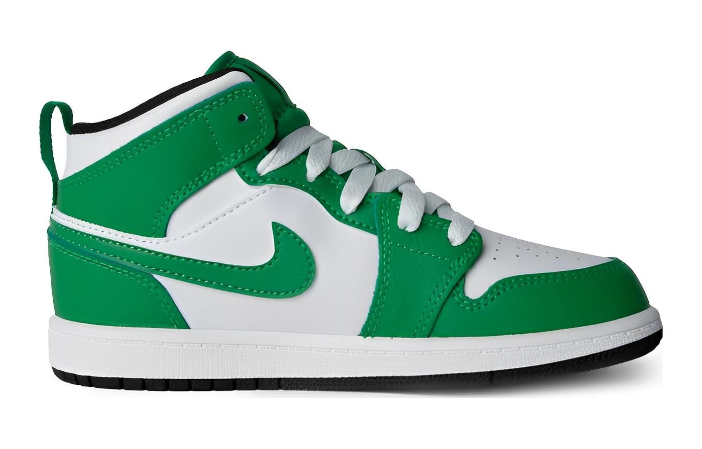 (PS) Air Jordan 1 Mid 'Lucky Green' DQ8424-301 sold by KicksCrew product image thumbnail 2