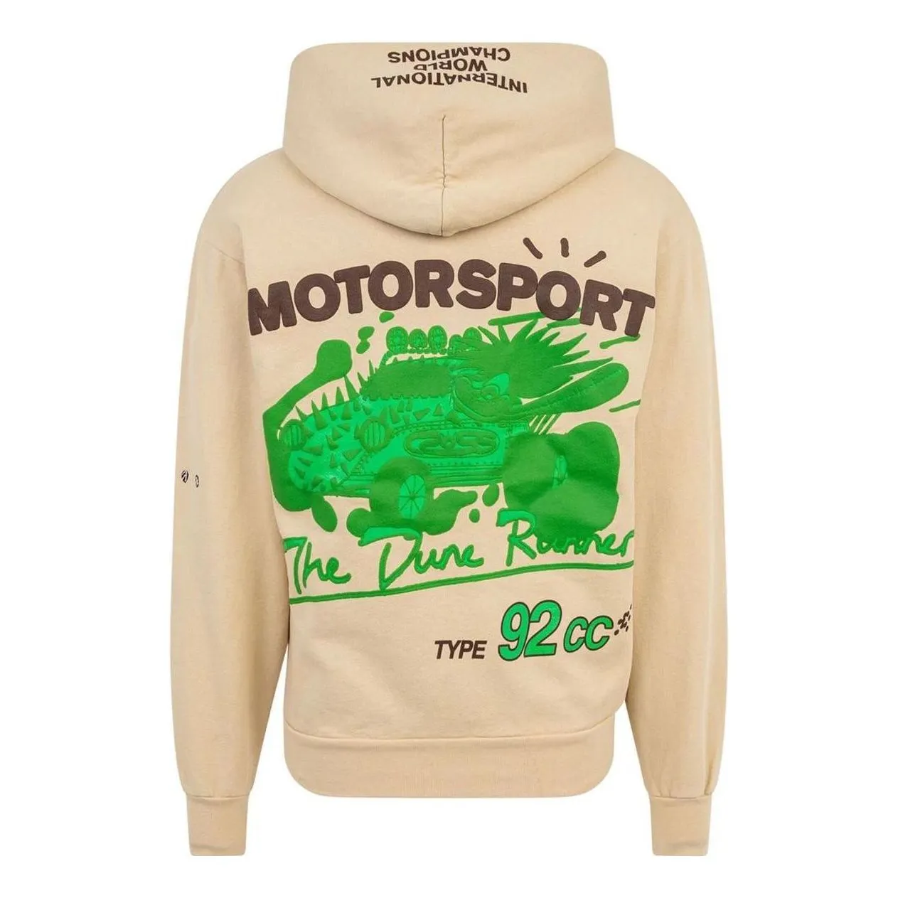 Travis Scott Cactus Jack FW22 Motor Sport Hoodie 'Medium Olive' CJJ6-HS14 sold by KicksCrew product image thumbnail 2