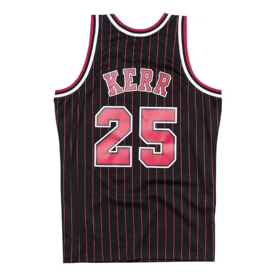 Mitchell & Ness x NBA Chicago Bulls 1995-96 Swingman Jersey 'Steve Kerr 25' BA81MB-CBU-K-JI1-BLACK sold by KicksCrew product image thumbnail 2