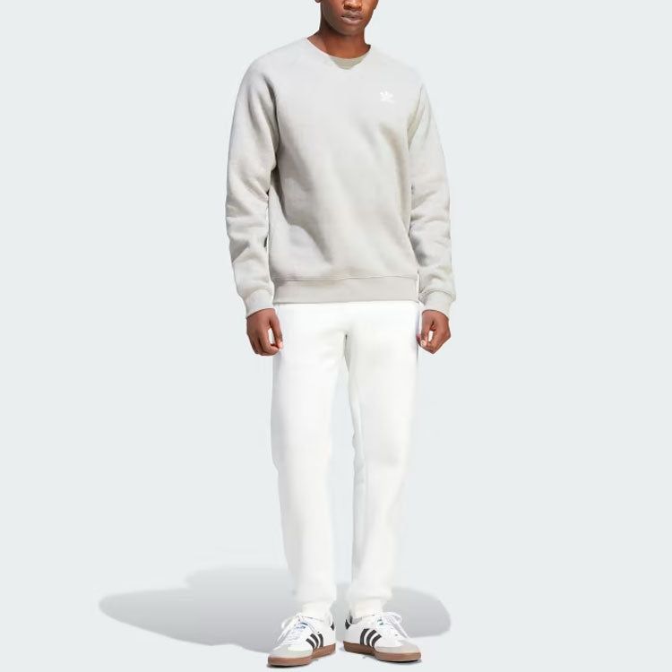 adidas Trefoil Essentials Crewneck 'Grey' IM4537 sold by KicksCrew product image thumbnail 4