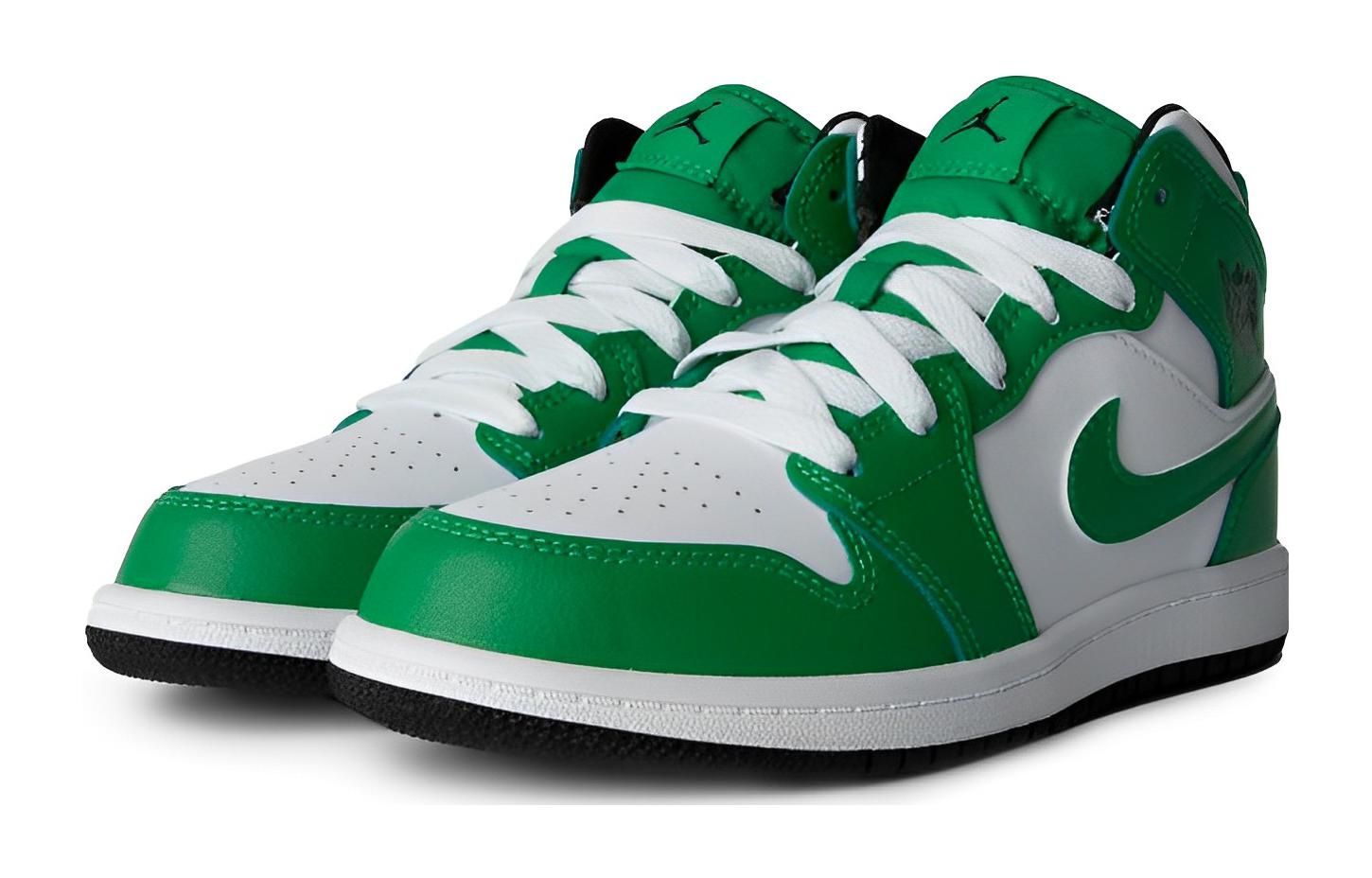 (PS) Air Jordan 1 Mid 'Lucky Green' DQ8424-301 sold by KicksCrew product image thumbnail 3