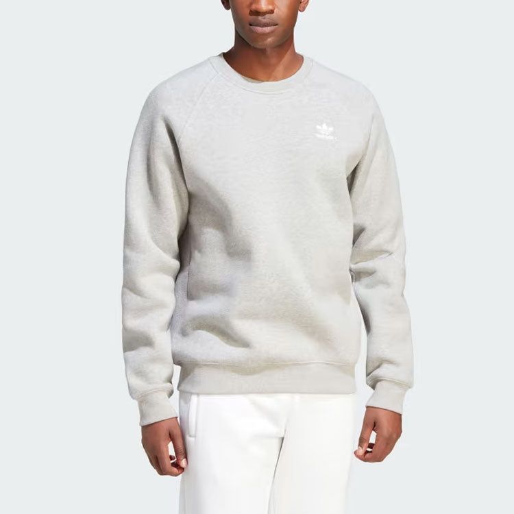 adidas Trefoil Essentials Crewneck 'Grey' IM4537 sold by KicksCrew product image thumbnail 2