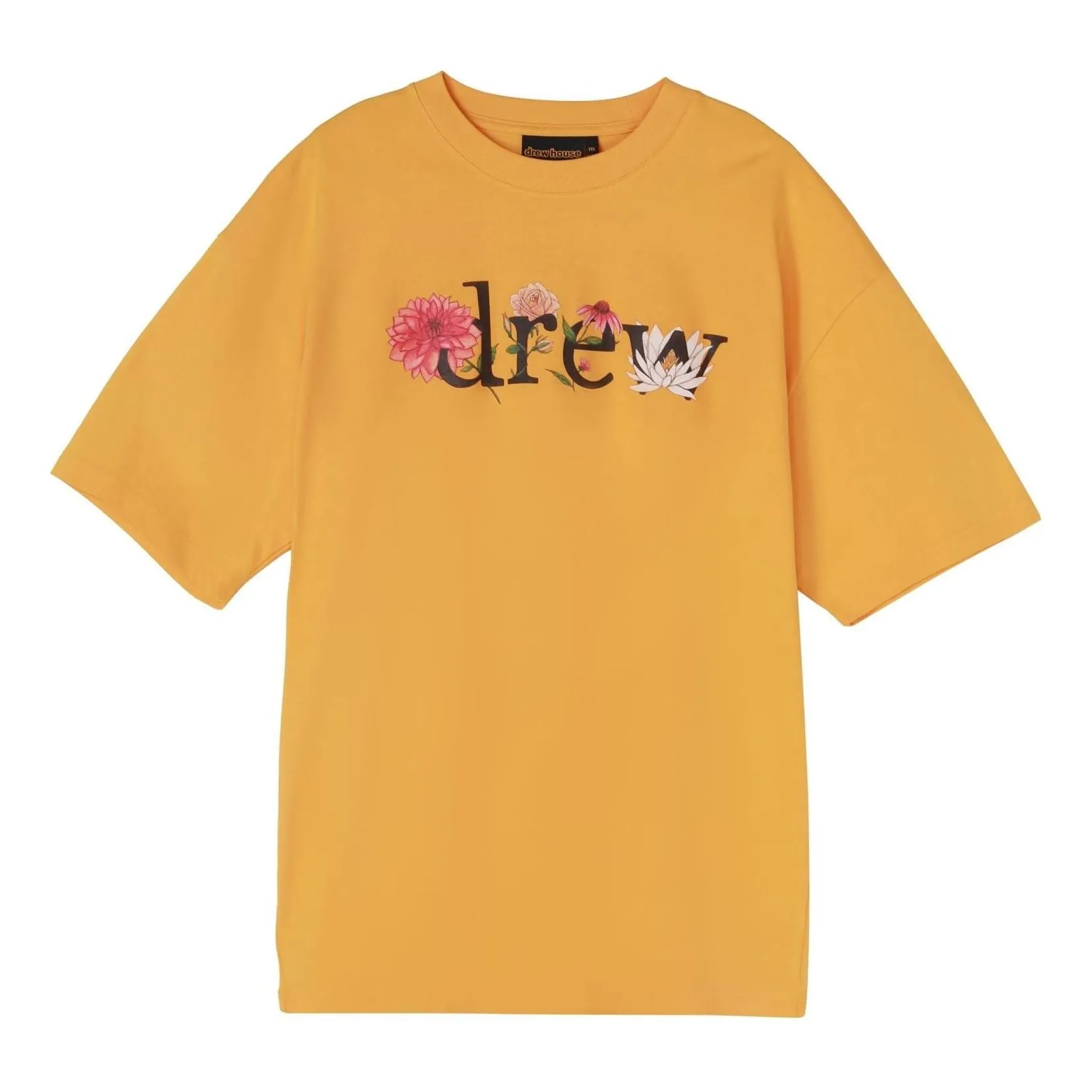 Drew House Ssense Exclusive Floral T-shirt 'Golden Yellow' DR-SS22-179 sold by KicksCrew