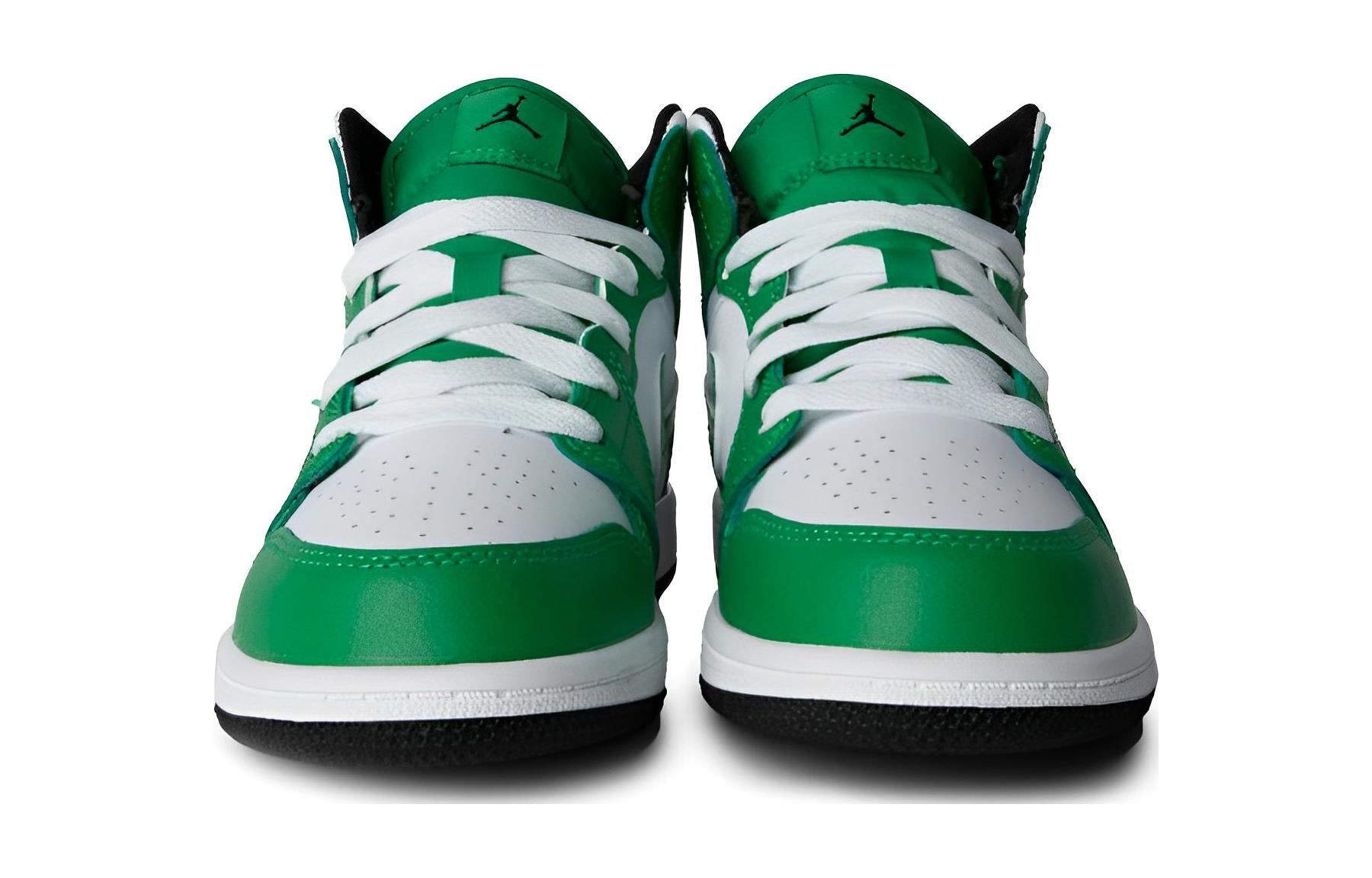 (PS) Air Jordan 1 Mid 'Lucky Green' DQ8424-301 sold by KicksCrew product image thumbnail 4