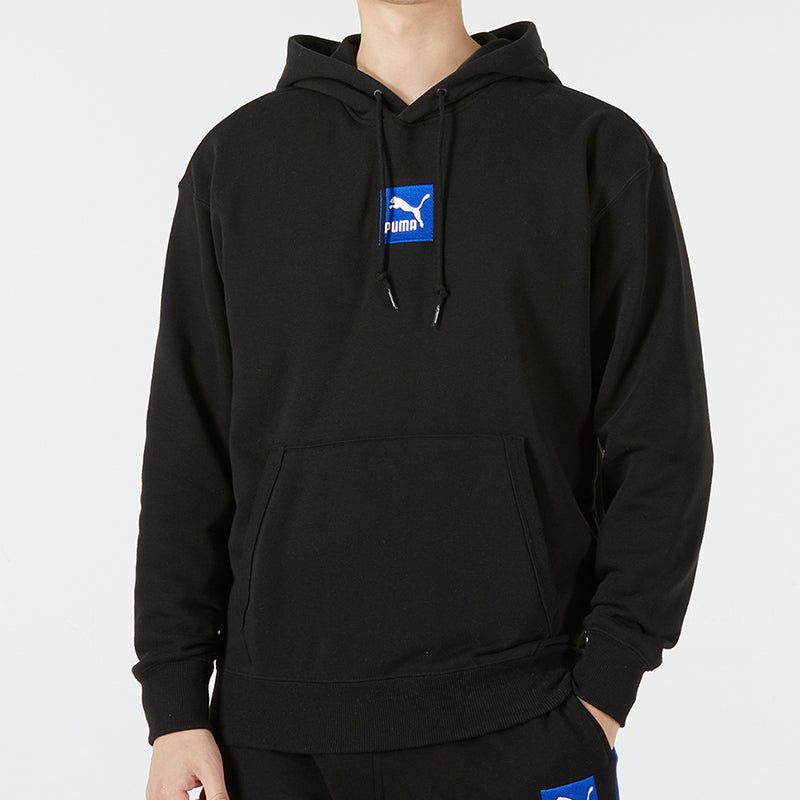 Puma EMB Logo Hoodie 'Black' 536774-01 sold by KicksCrew product image thumbnail 3