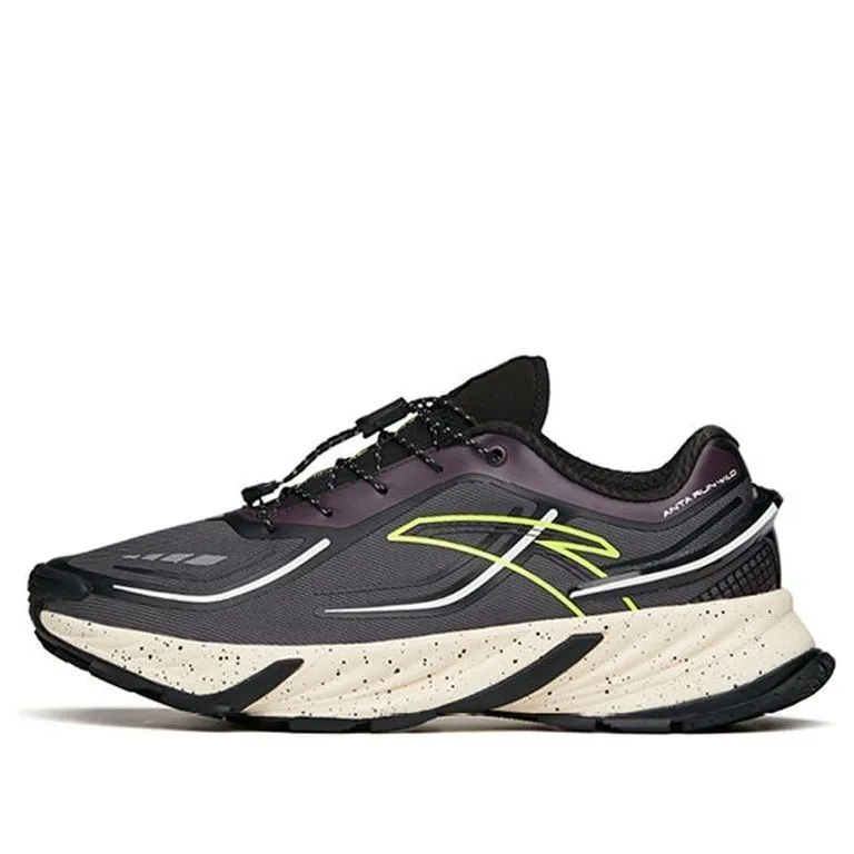 ANTA Running Series Sneakers 'Grey Black Purple' 112145525-3 sold by KicksCrew