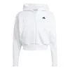 (WMNS) adidas Z.N.E. Full-Zip Hoodie 'White' IN5133 sold by KicksCrew