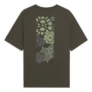 Li-Ning Graphic T-shirt 'Olive Green' ATSS597-2 sold by KicksCrew