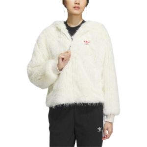 (WMNS) Adidas Originals X Feifei Ruan CNY FUR Jackets 'White' IX4225 sold by KicksCrew