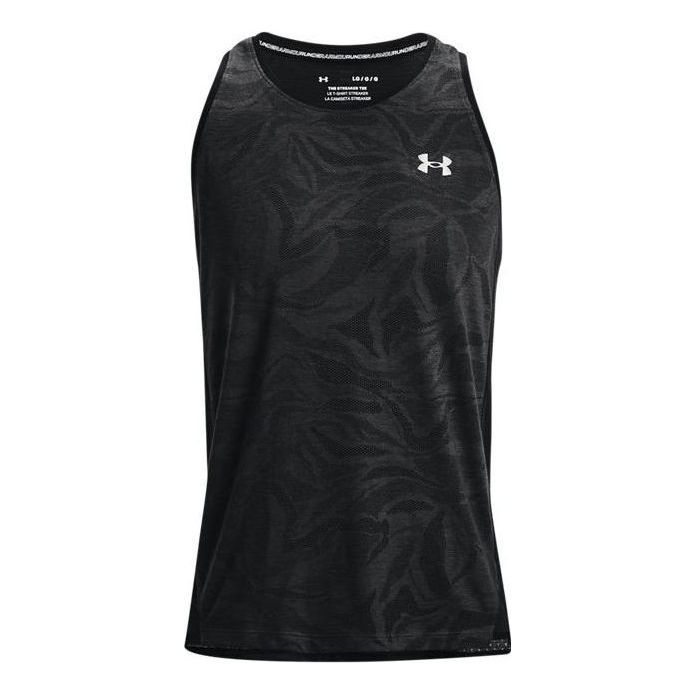 Under Armour Streaker Jacquard Singlet 'Black' 1369748-001 sold by KicksCrew