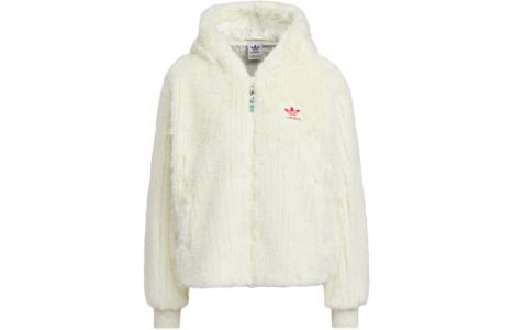 (WMNS) Adidas Originals X Feifei Ruan CNY FUR Jackets 'White' IX4225 sold by KicksCrew