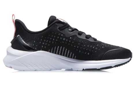 (WMNS) Li-Ning Sport Running Shoes 'Black White' ARSR044-3 sold by KicksCrew