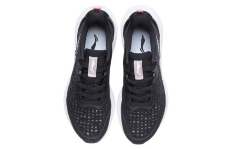 (WMNS) Li-Ning Sport Running Shoes 'Black White' ARSR044-3 sold by KicksCrew