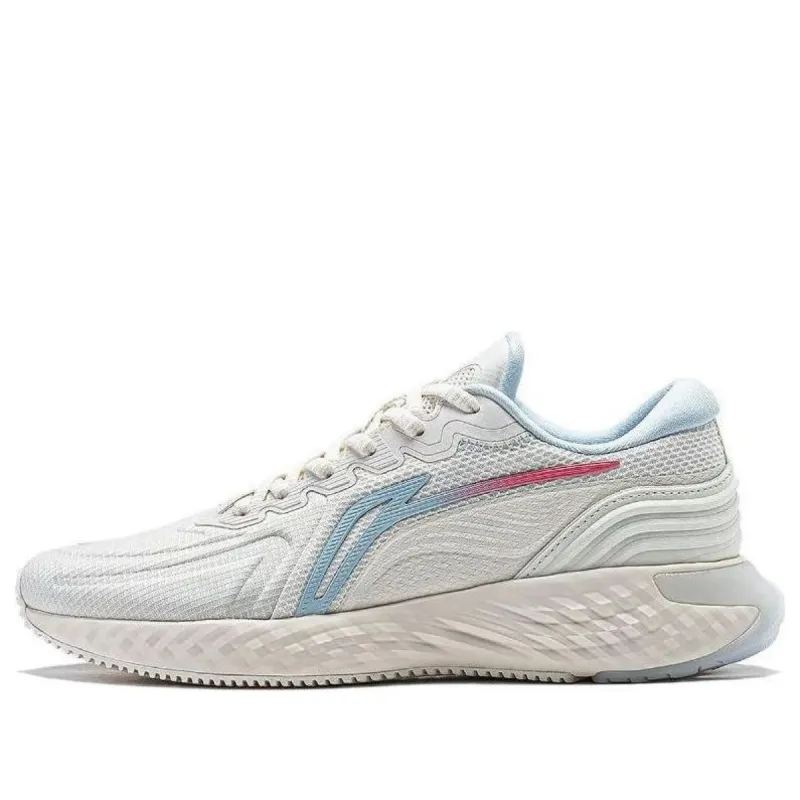 (WMNS) Li-Ning Protective Cloud 'Creamy White Blue' ARST058-3 sold by KicksCrew