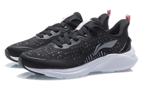 (WMNS) Li-Ning Sport Running Shoes 'Black White' ARSR044-3 sold by KicksCrew