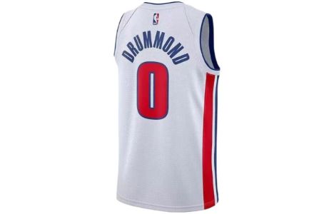 Nike x NBA Detroit Pistons Jerseys 'Andre Drummond 0' 864415-100 sold by KicksCrew