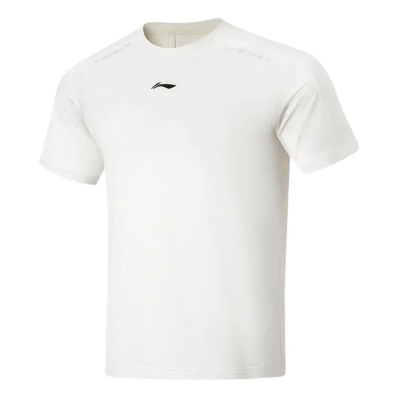 Li-Ning Athletic Training Tee 'White' ATST035-1 sold by KicksCrew