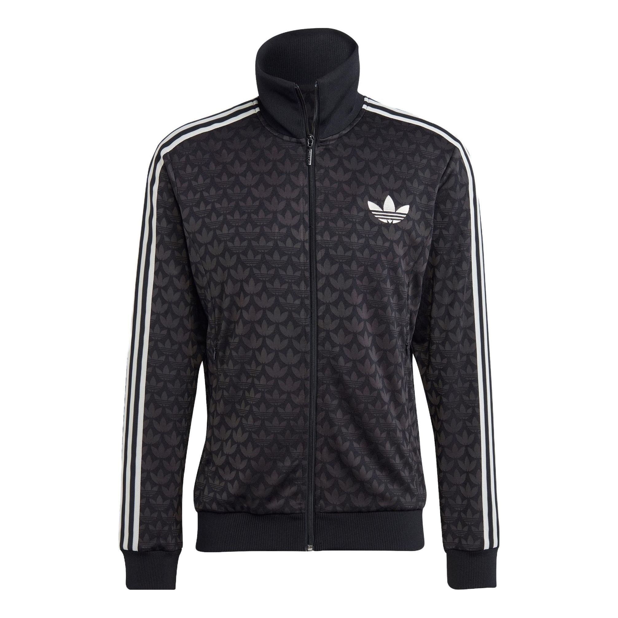 adidas originals Adicolor 70s Monogram Track Top 'Black' IP6982 sold by KicksCrew