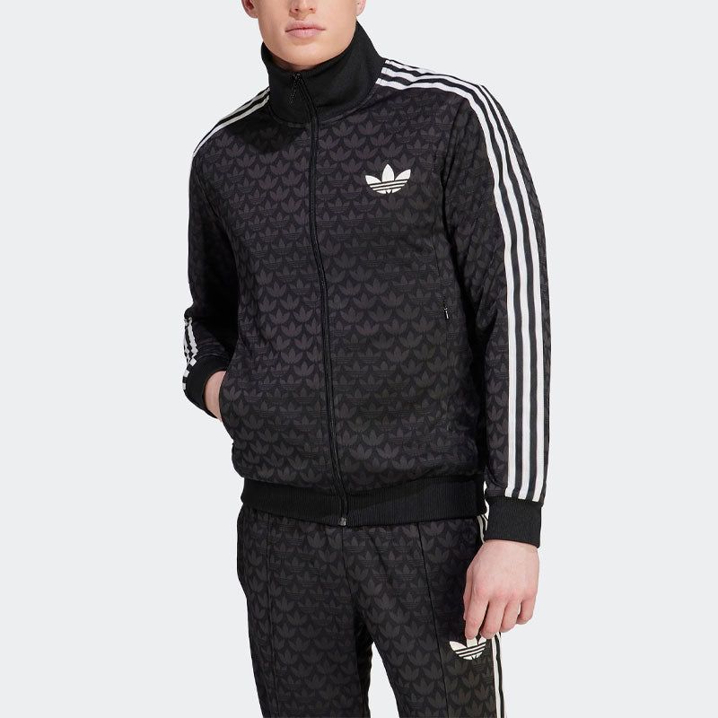 adidas originals Adicolor 70s Monogram Track Top 'Black' IP6982 sold by KicksCrew product image thumbnail 2