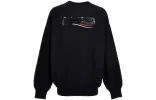 Balenciaga Gaffer Oversized Sweatshirt 'Black' 719158T32631000 sold by KicksCrew