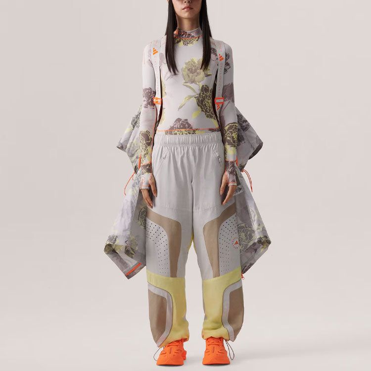 (WMNS) adidas By Stella McCartney Woven Track Pants 'White Yellow' IT7529 sold by KicksCrew product image thumbnail 4