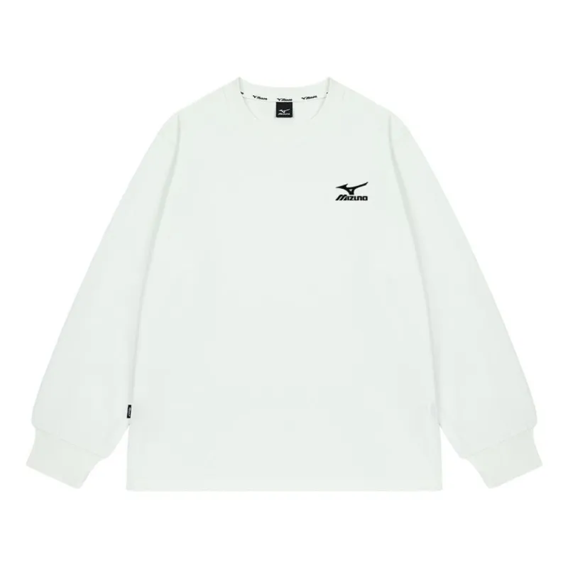 Mizuno Casual Logo Long Sleeve T-shirt 'White' A2CA2A83 sold by KicksCrew