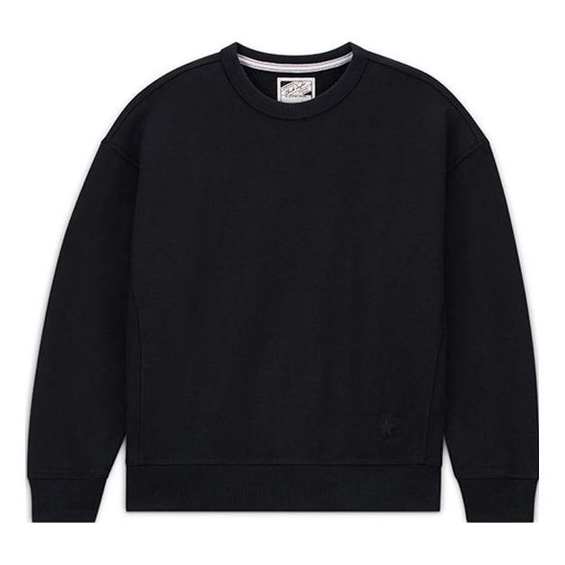 Converse Gold Standard Crew Sweatshirt 'Black' 10025916-A03 sold by KicksCrew