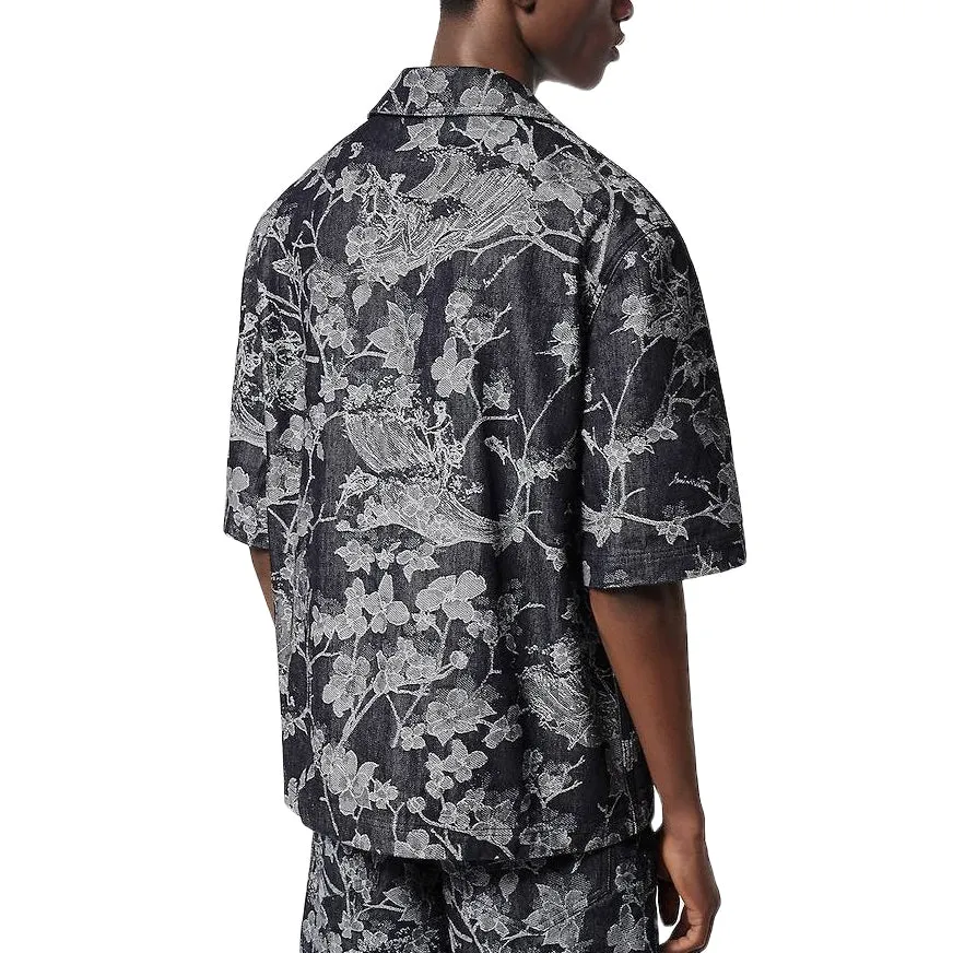 LOUIS VUITTON Short Sleeve Denim Shirt 'Dark Blue' 1AFQZB sold by KicksCrew product image thumbnail 3