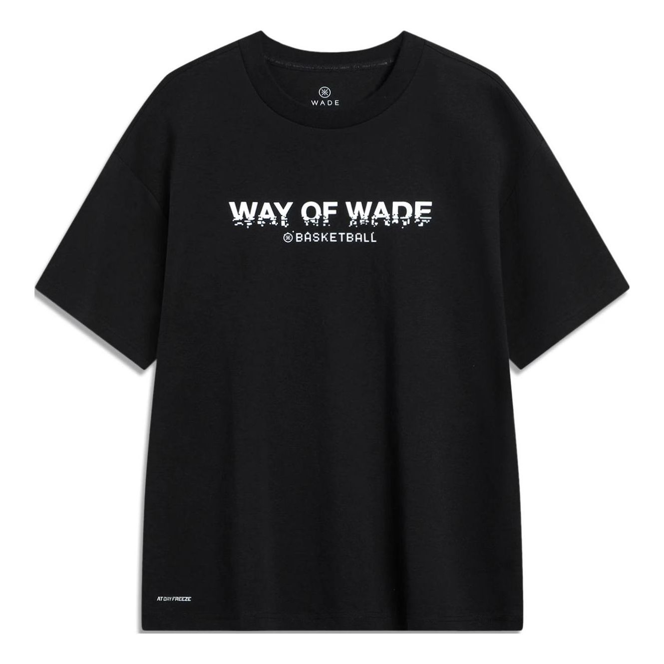Li-Ning Way Of Wade Short Sleeve T-shirt 'Black' AHST325-1 sold by KicksCrew