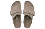 Birkenstock Kyoto Suede Leather Sandals 'Gray Taupe' 1022316 sold by KicksCrew