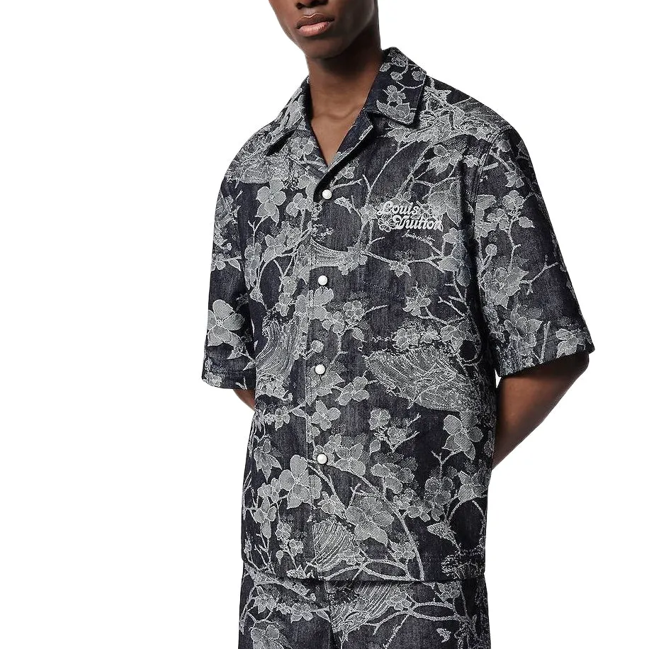 LOUIS VUITTON Short Sleeve Denim Shirt 'Dark Blue' 1AFQZB sold by KicksCrew product image thumbnail 2