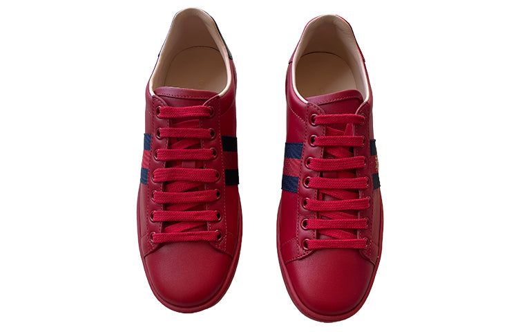 Gucci Ace Sneaker with Embroidered Bee 'Red Navy' 431942-A38G0-6459 sold by KicksCrew product image thumbnail 4