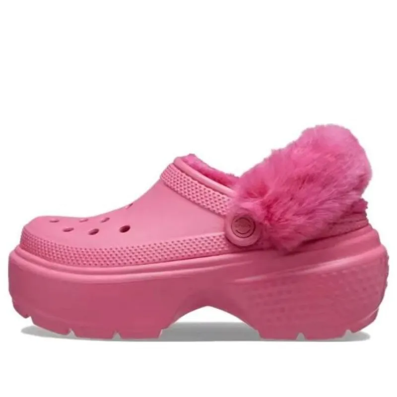 (WMNS) Crocs Stomp Lined Clogs 'Pink' 208546 sold by KicksCrew