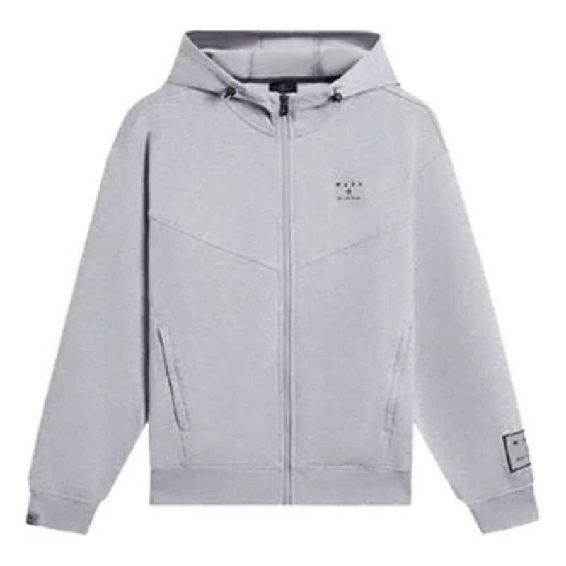Li-Ning x Way of Wade Lifestyle Full-zip Jacket 'Grey' AWDSC45-3 sold by KicksCrew