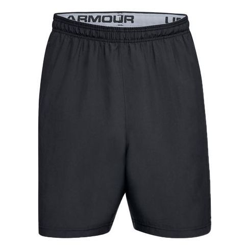 Under Armour Woven Graphic Wordmark Shorts 'Black' 1320203-001 sold by KicksCrew