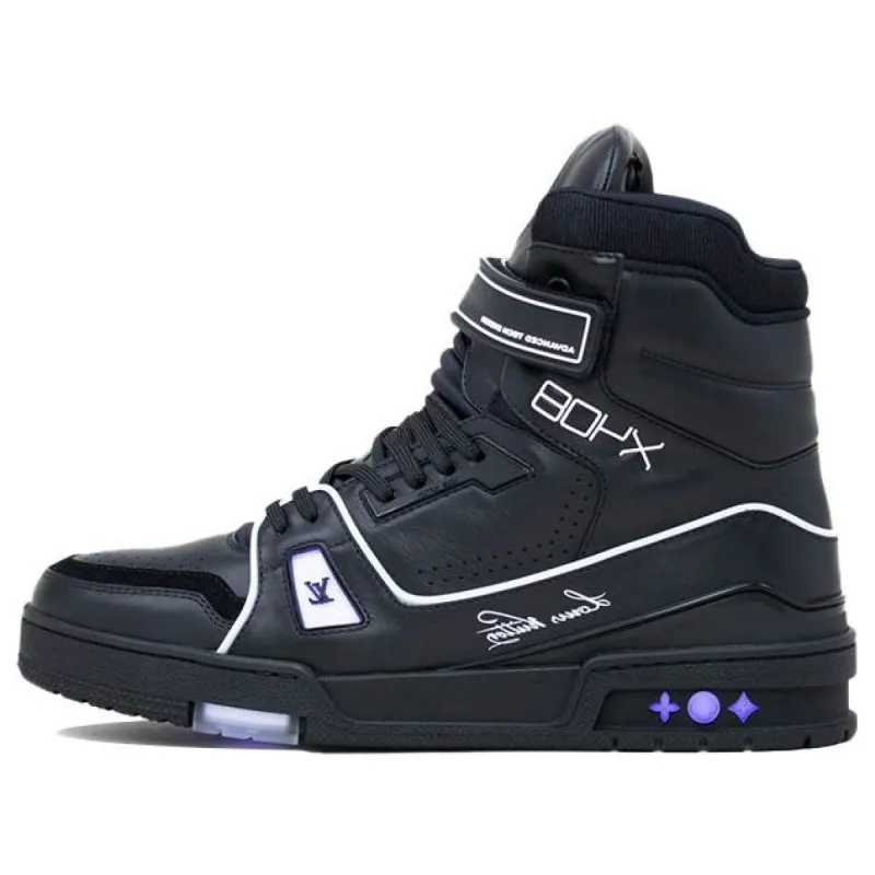 LOUIS VUITTON X408 Led Limited Ankle Sneakers 'Black' 1A5V3X sold by KicksCrew
