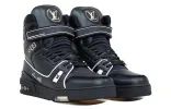 LOUIS VUITTON X408 Led Limited Ankle Sneakers 'Black' 1A5V3X sold by KicksCrew