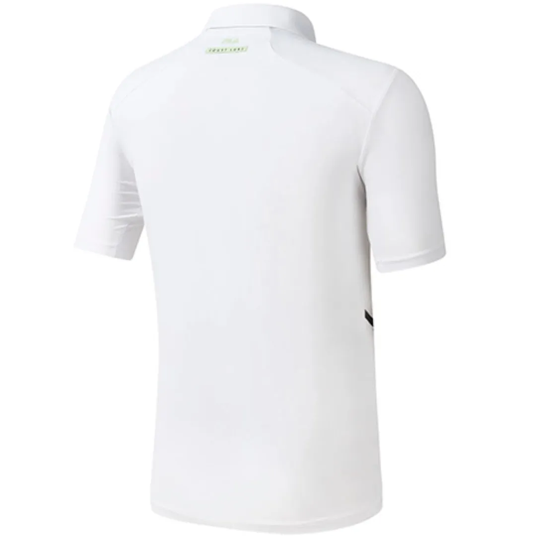 FILA Athletics Logo Tennis Polo Shirt 'White' A11M223113F-WT sold by KicksCrew product image thumbnail 2