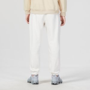 Nike Club Fleece Multi Logo Pants 'White Black' DX0796-030 sold by KicksCrew