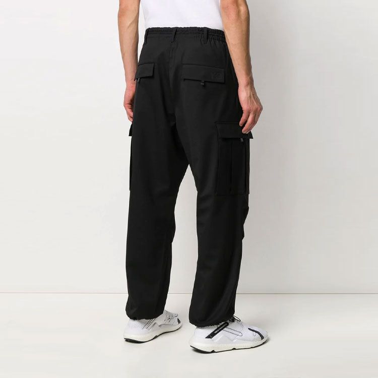 adidas Y-3 Classic Refined Wool Stretch Cargo Pants 'Black' FN3399 sold by KicksCrew product image thumbnail 3