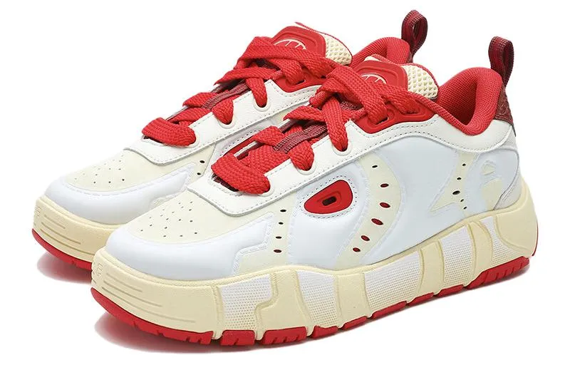 (WMNS) FILA Melt Skate Shoes 'White Red' F12W413205FCA sold by KicksCrew product image thumbnail 2