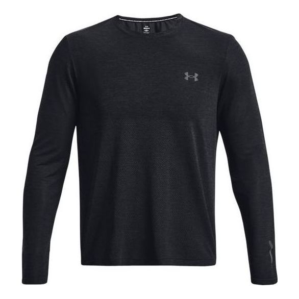 Under Armour Seamless Stride Long Sleeve 'Black' 1375693-001 sold by KicksCrew