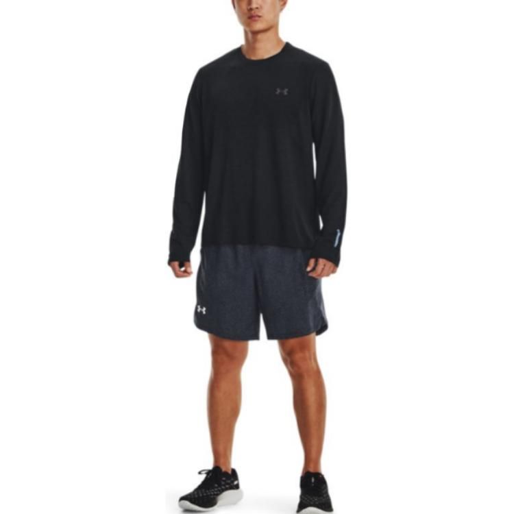 Under Armour Seamless Stride Long Sleeve 'Black' 1375693-001 sold by KicksCrew product image thumbnail 3