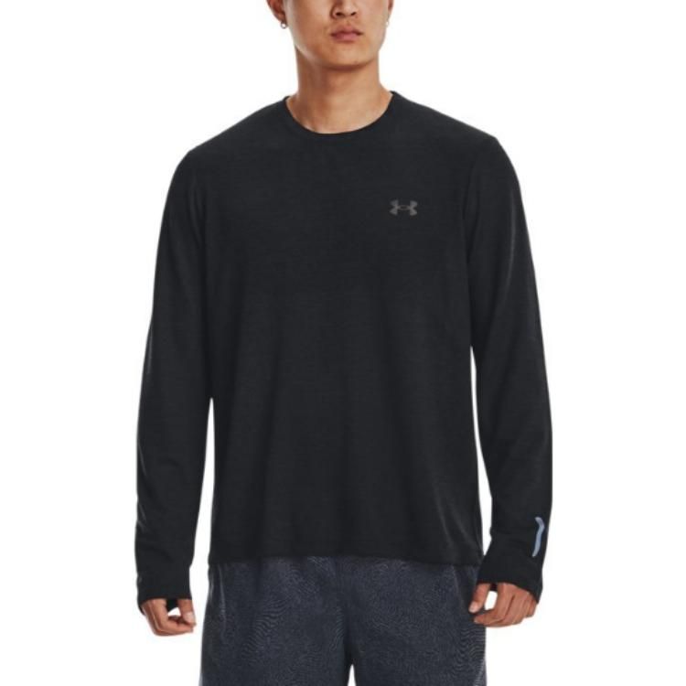 Under Armour Seamless Stride Long Sleeve 'Black' 1375693-001 sold by KicksCrew product image thumbnail 4