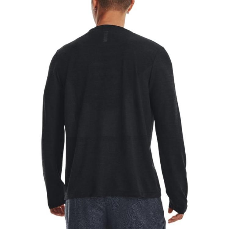 Under Armour Seamless Stride Long Sleeve 'Black' 1375693-001 sold by KicksCrew product image thumbnail 5