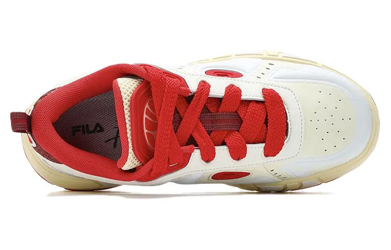 (WMNS) FILA Melt Skate Shoes 'White Red' F12W413205FCA sold by KicksCrew product image thumbnail 3