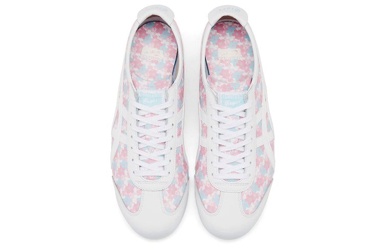 (WMNS) Onitsuka Tiger MEXICO 66 Shoes 'White Blue Pink' 1183B949-100 sold by KicksCrew product image thumbnail 4